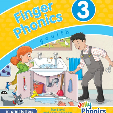 Finger Phonics Book 3: In Print Letters (American
