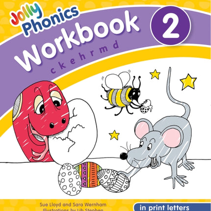 Jolly Phonics Workbook 2: In Print Letters (American English edition)