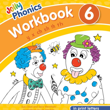 Jolly Phonics Workbook 6: in Print Letters (American English edition)