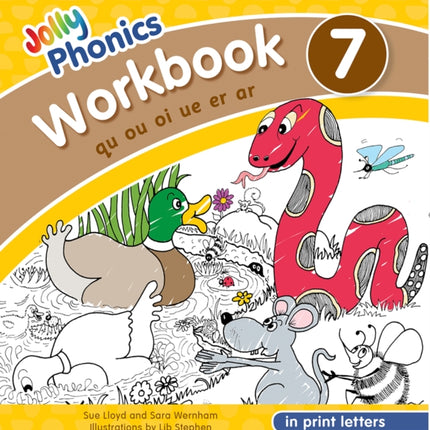 Jolly Phonics Workbook 7: In Print Letters (American English edition)