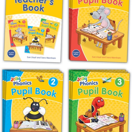 Jolly Phonics Class Set: in Print Letters (British English edition)