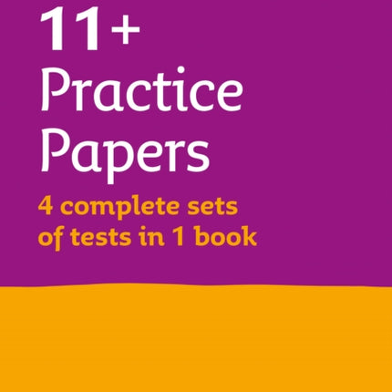 Collins 11+ Practice – 11+ Verbal Reasoning, Non-Verbal Reasoning & Maths Practice Papers (Bumper Book with 4 sets of tests): For the 2024 CEM Tests