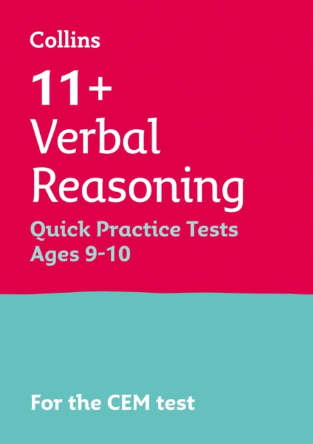 Collins 11+ Practice – 11+ Verbal Reasoning Quick Practice Tests Age 9-10 (Year 5): For the 2024 CEM Tests