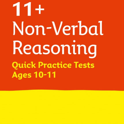 Collins 11+ Practice – 11+ Non-Verbal Reasoning Quick Practice Tests Age 10-11 (Year 6): For the 2024 CEM Tests