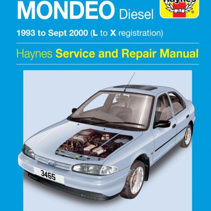 Ford Mondeo Diesel (93 - Sept 00) Haynes Repair Manual