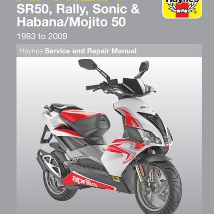 Aprilia SR50, Rally, Sonic & Habana/Mojito Scooters (93 - 09)