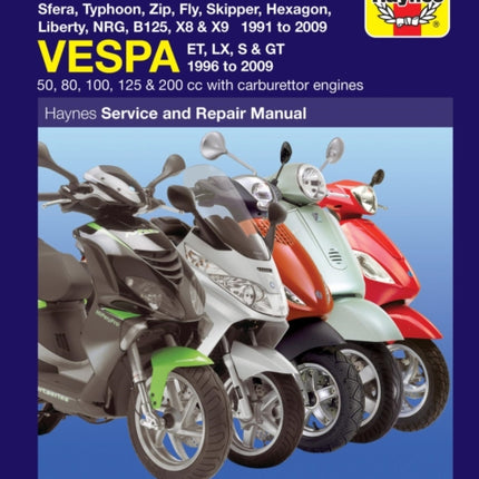 Piaggio (Vespa) Scooters (91 - 09)