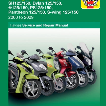 Honda 125 Scooters (SH, SES, NES, PES & FES 125) (00 - 09)