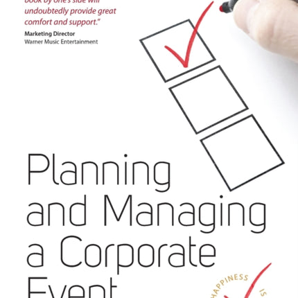 Planning and Managing a Corporate Event