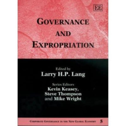 Governance and Expropriation