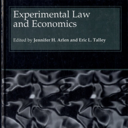 Experimental Law and Economics