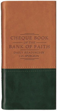 Chequebook of the Bank of Faith – Tan/Green
