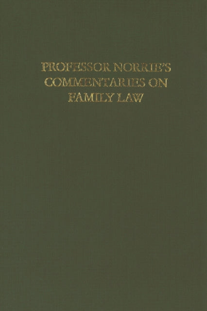 Norrie's Commentaries on Family Law