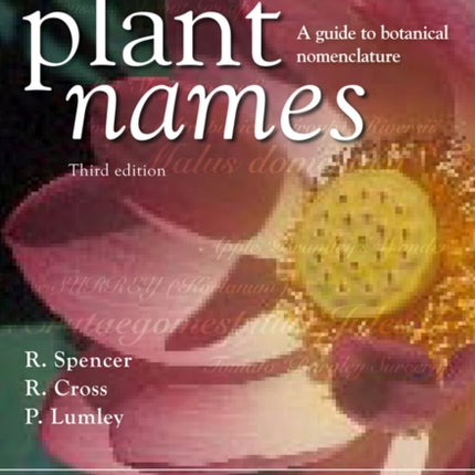 Plant Names: A Guide to Botanical Nomenclature