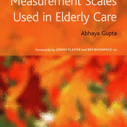 Measurement Scales Used in Elderly Care