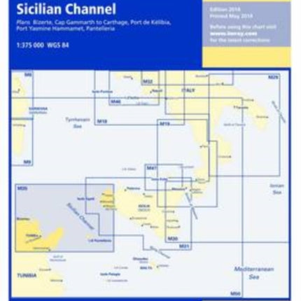 Imray Chart M35: Sicilian Channel