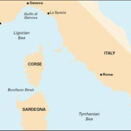 Imray Chart M40: Ligurian and Tyrrhenian Sea