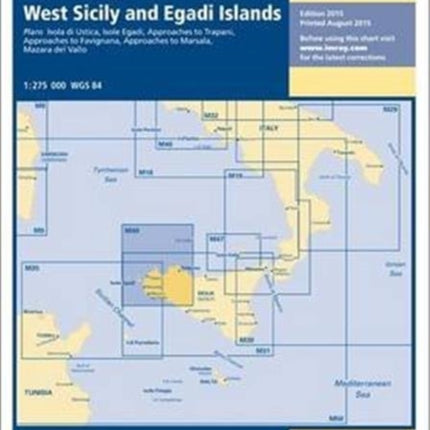Imray Chart M49: West Sicily and Egadi Islands