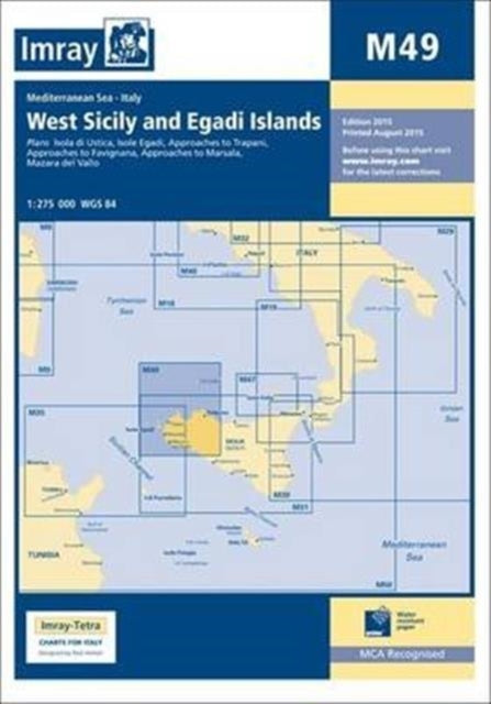 Imray Chart M49: West Sicily and Egadi Islands