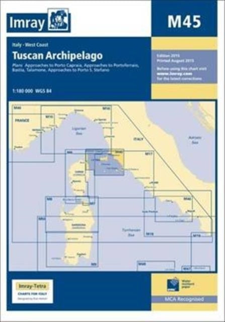 Imray Chart M45: Tuscan Archipelago