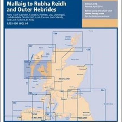 Imray Chart C66: Mallaig to Rudha Reidh and Outer Hebrides