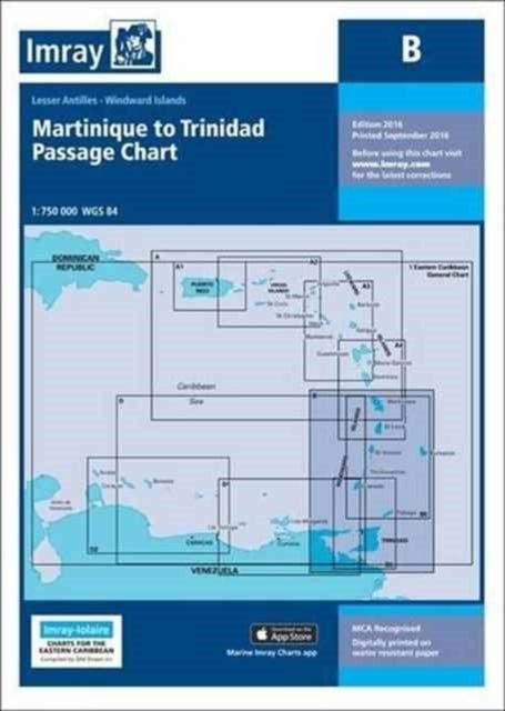 Imray Chart B: Martinique to Trinidad Passage Chart