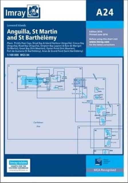 Imray Chart A24: Anguilla, St Martin and St Barthelemy