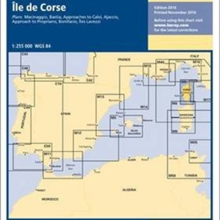 Imray Chart M6: Ile de Corse