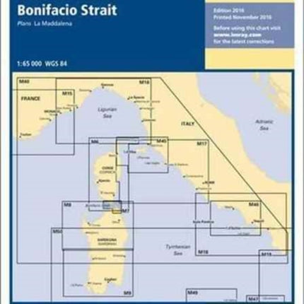 Imray Chart M7: Bonifacio Strait