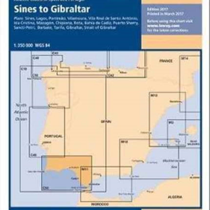 Imray Chart: Sines to Gibraltar