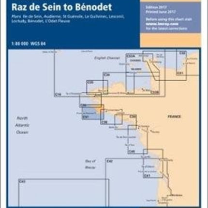 Imray Chart C37: Raz de Sein to Benodet