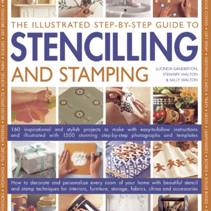 Illustrated Step-by-step Guide to Stencilling and Stamping