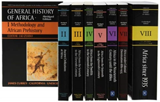 General History of Africa Complete Set of Vols 1-8 [pbks]