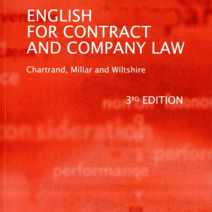 English for Contract & Company Law