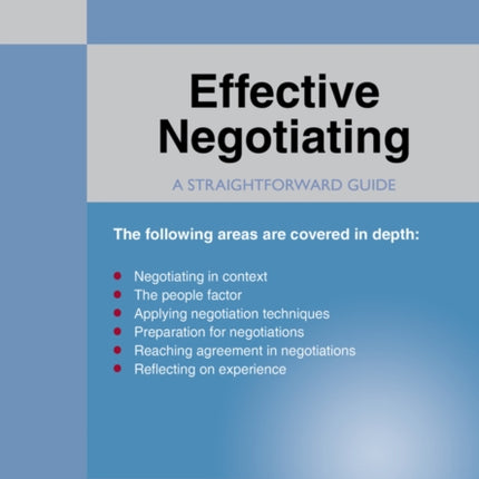 Effective Negotiating