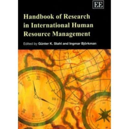 Handbook of Research in International Human Resource Management