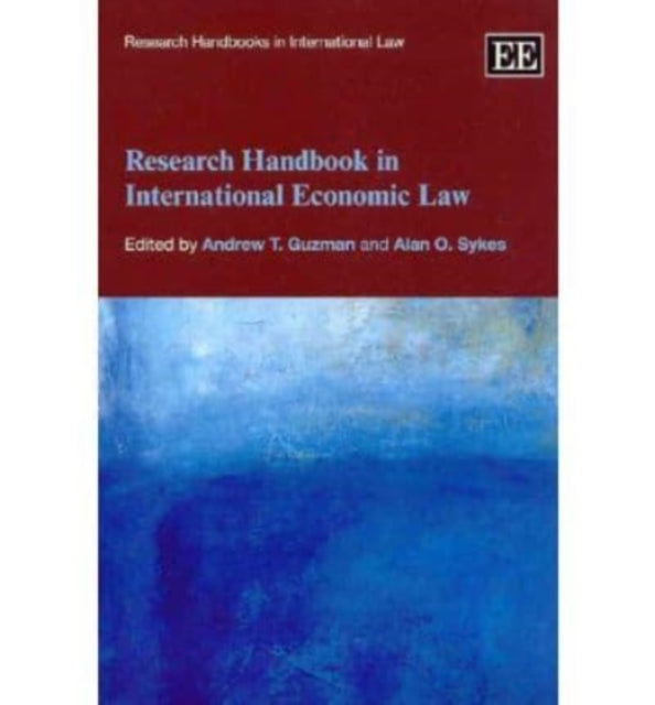 Research Handbook in International Economic Law