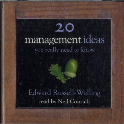 20 Management Ideas You Really Need to Know