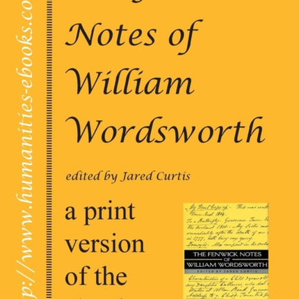 The Fenwick Notes of William Wordsworth