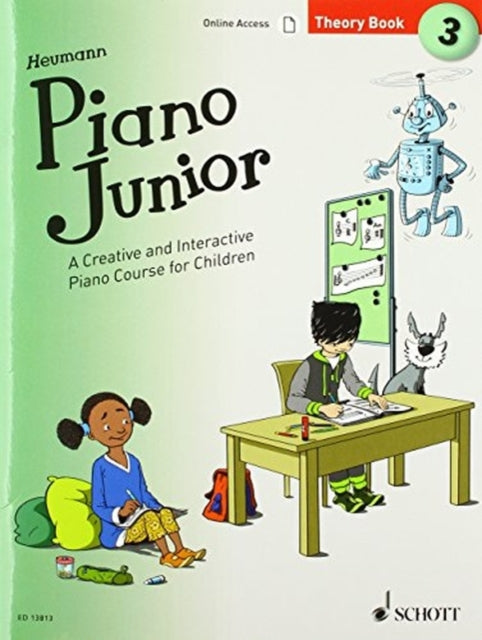 Piano Junior Theory Book A Creative and Interactive Piano Course for Children Includes Downloadable Audio