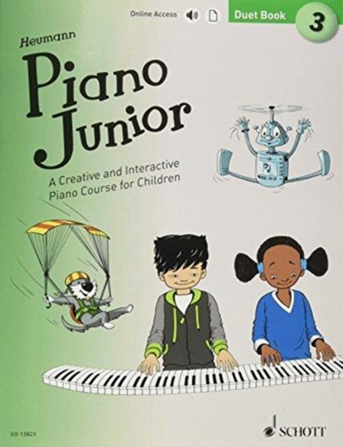 Piano Junior Duet Book A Creative and Interactive Piano Course for Children Includes Downloadable Audio