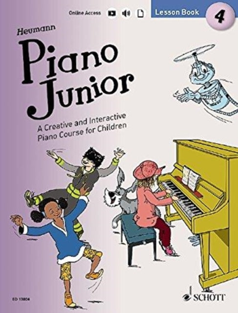 Piano Junior: Lesson Book 4: A Creative and Interactive Piano Course for Children: 4