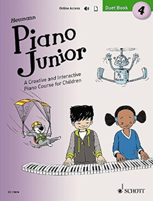 Piano Junior: Duet Book 4: A Creative and Interactive Piano Course for Children: 4