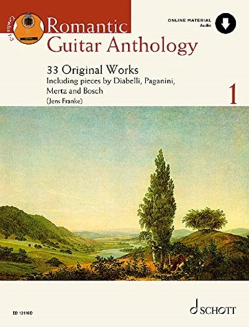 Romantic Guitar Anthology Vol1  33 Original Works  Guitar   ED 13110D  33 Original Works Vol 1 Gitarre Ausgabe mit OnlineAudiodatei