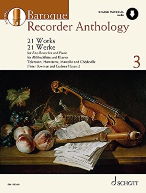 Baroque Recorder Anthology: 21 Works for Treble Recorder with Piano: 3