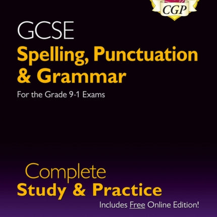 GCSE Spelling Punctuation and Grammar Complete