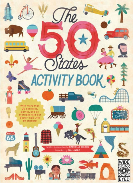 The 50 States Activity Book Maps of the 50 States of the USA 2