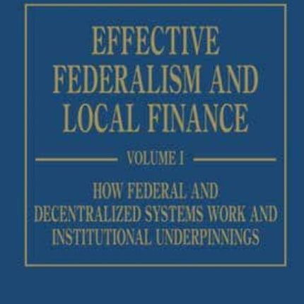 Effective Federalism and Local Finance