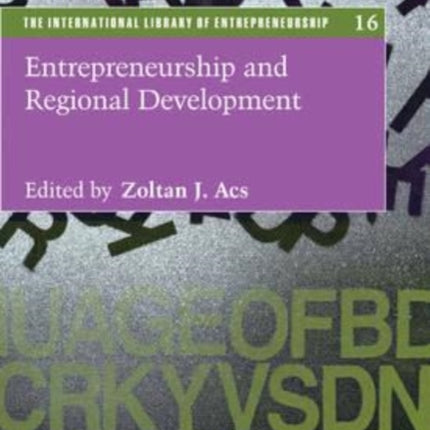 Entrepreneurship and Regional Development