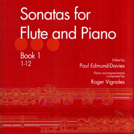 Sonatas for Flute and Piano Book 1 112 Paul EdmundDavies Performing EditionBook  CD